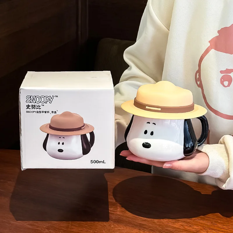 Snoopy Straw Hat Design Cerami - огляд і ціна Anime Merchandise Mugs